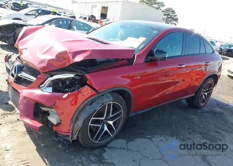 2017 Mercedes-Benz Amg Gle 43 Coupe 4Matic z USA, uszkodzony, nr VIN 4JGED6EB8HA061475